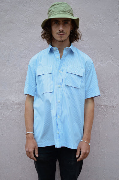 SIR ROBERTS SS SHIRT (BLUE STRIPE)