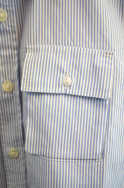 SIR ROBERTS SS SHIRT (BLUE STRIPE)