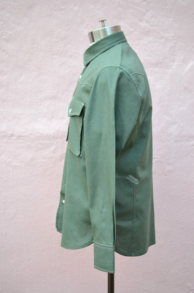 THE KOFI WESTERN SHIRT (OLIVE)