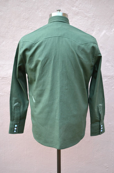 THE KOFI WESTERN SHIRT (OLIVE)