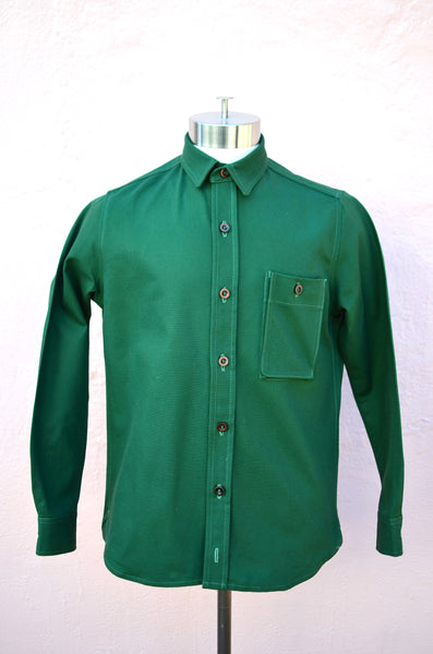 THE CLASSIC CANVAS SHIRT (GREEN)