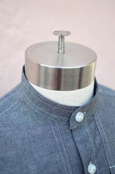 THE QUARTERMASTER SHIRT SS21 (CHAMBRAY BLUE)