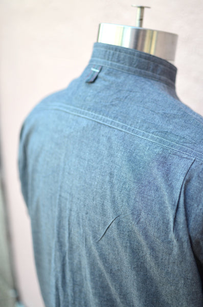 THE QUARTERMASTER SHIRT SS21 (CHAMBRAY BLUE)