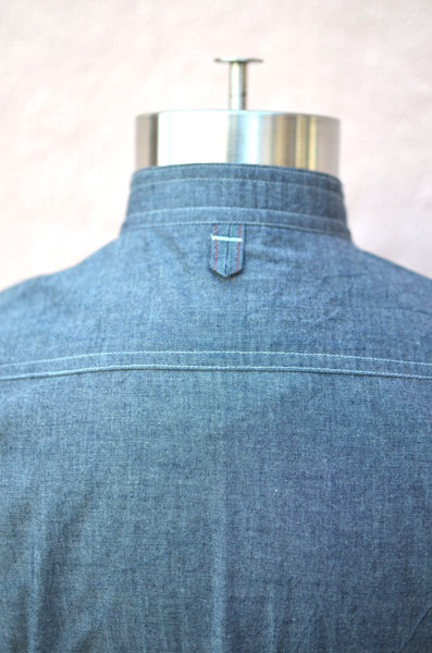 THE QUARTERMASTER SHIRT SS21 (CHAMBRAY BLUE)