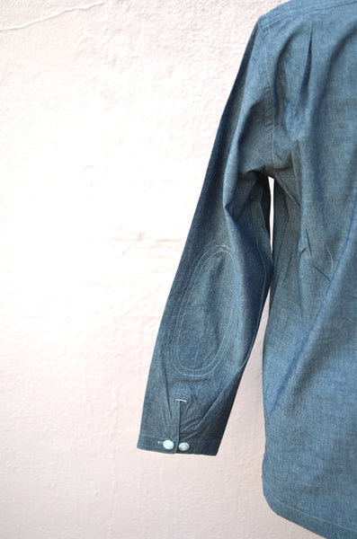 THE QUARTERMASTER SHIRT SS21 (CHAMBRAY BLUE)