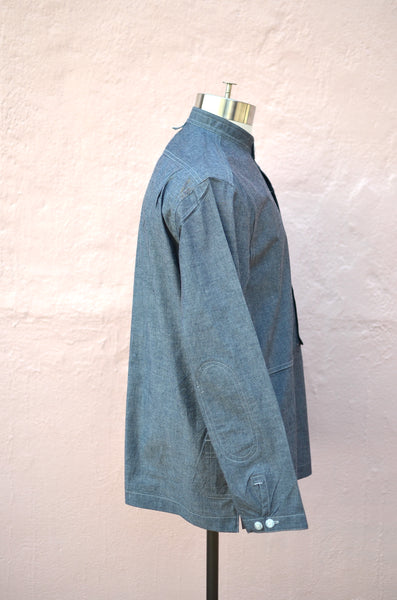 THE QUARTERMASTER SHIRT SS21 (CHAMBRAY BLUE)