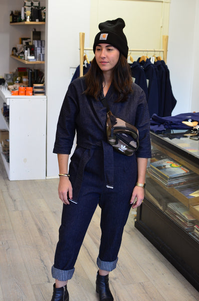 THE TOKYO JUMPSUIT - HERRINGBONE / STRIPE