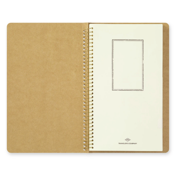 TRAVELER'S COMPANY - SPIRAL RING NOTEBOOK (A5 SLIM) PAPER POCKET