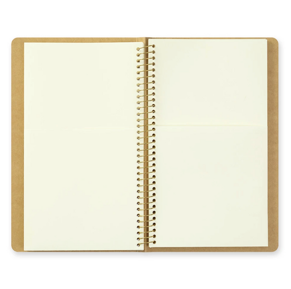 TRAVELER'S COMPANY - SPIRAL RING NOTEBOOK (A5 SLIM) PAPER POCKET
