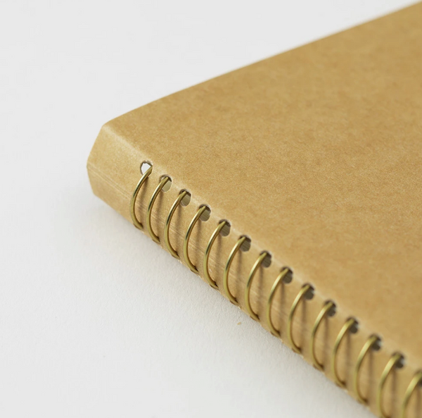 TRAVELER'S COMPANY - SPIRAL RING NOTEBOOK (A5 SLIM) PAPER POCKET