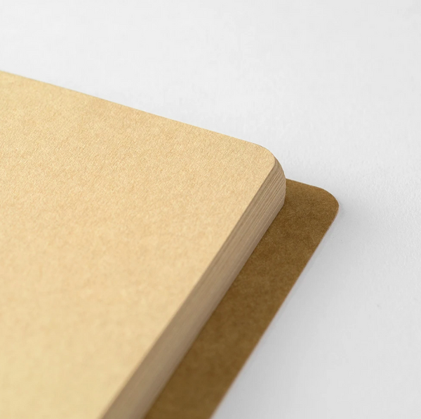 TRAVELER'S COMPANY - SPIRAL RING NOTEBOOK (A5 SLIM) BLANK DW KRAFT PAPER