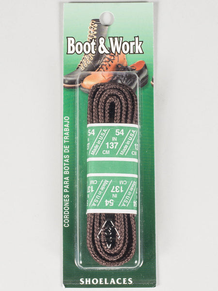 SOLE CHOICE - WAXED BOOT & WORK LACES (BROWN)