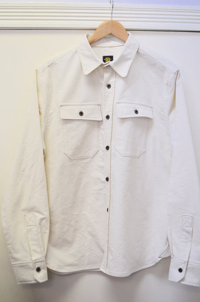 OFFICER'S LOUNGE  WORK SHIRT - CREAM